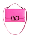 Valentino Garavani Woman Handbag Fuchsia Size - Soft Leather In Pink