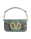 Valentino Garavani Woman Handbag Green Size - Leather