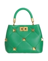 Valentino Garavani Woman Handbag Green Size - Leather