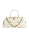 Valentino Garavani Woman Handbag Ivory Size - Leather In White