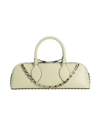 Valentino Garavani Woman Handbag Light Green Size - Leather