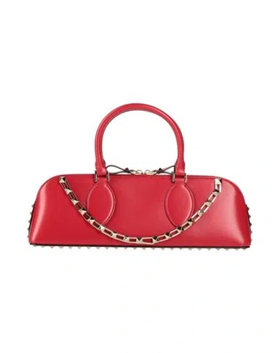 Valentino Garavani Woman Handbag Red Size - Leather In Pink