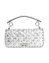 Valentino Garavani Woman Handbag Silver Size - Leather In Silver