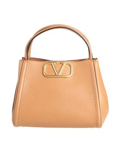 Valentino Garavani Woman Handbag Tan Size - Leather
