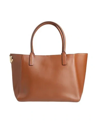 Valentino Garavani Woman Handbag Tan Size - Leather In Brown