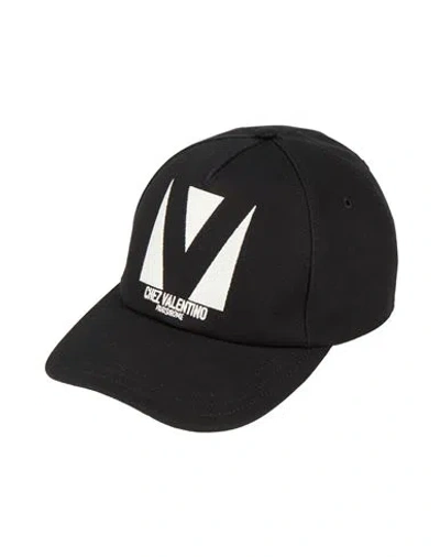 Valentino Garavani Woman Hat Black Size 7 ¼ Cotton