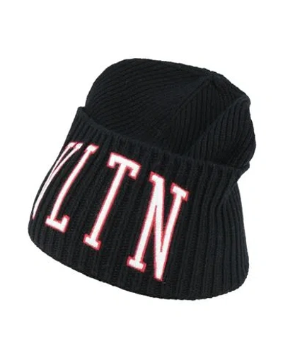 Valentino Garavani Woman Hat Black Size Onesize Virgin Wool, Acrylic, Wool