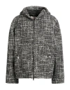 Valentino Garavani Woman Jacket Black Size 6 Polyester, Cotton, Synthetic Fibers, Wool, Metallic Fib In Black