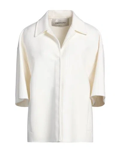 Valentino Garavani Woman Jacket Off White Size 4 Virgin Wool, Cashmere