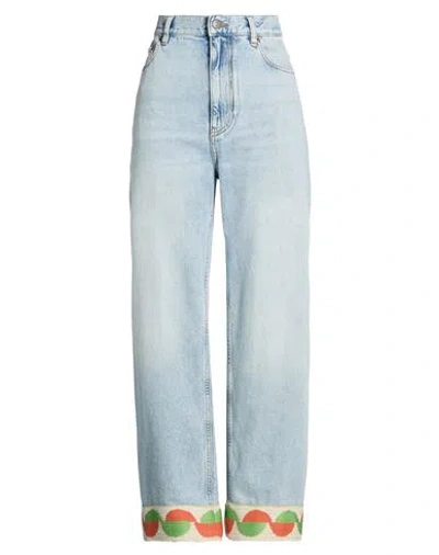 Valentino Garavani Woman Jeans Blue Size 28 Cotton