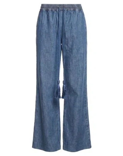Valentino Garavani Woman Jeans Blue Size 4 Cotton