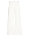 Valentino Garavani Woman Jeans White Size 26 Cotton