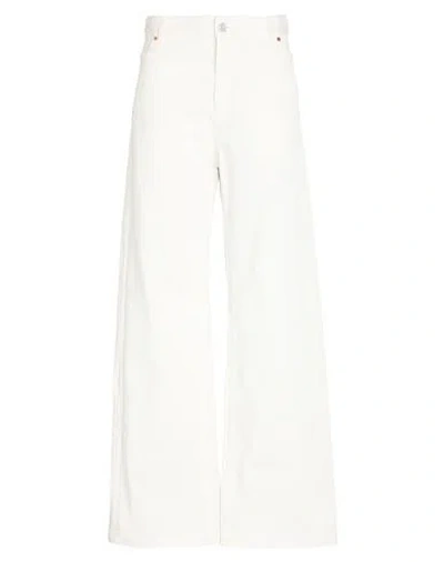 Valentino Garavani Woman Jeans White Size 26 Cotton