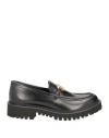 Valentino Glossy Leather Vlogo Signature Loaf In Black