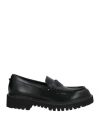 Valentino Rockstud-embellished Leather Loafers In Black