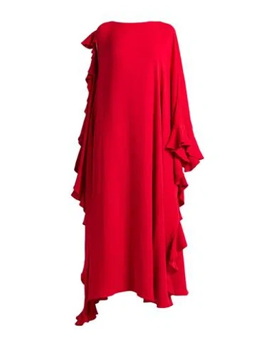 Valentino Garavani Woman Maxi Dress Red Size 10 Silk
