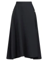 Valentino Garavani Woman Maxi Skirt Midnight Blue Size 6 Virgin Wool, Silk In Blue