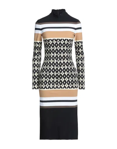 Valentino Midi Dresses In Black