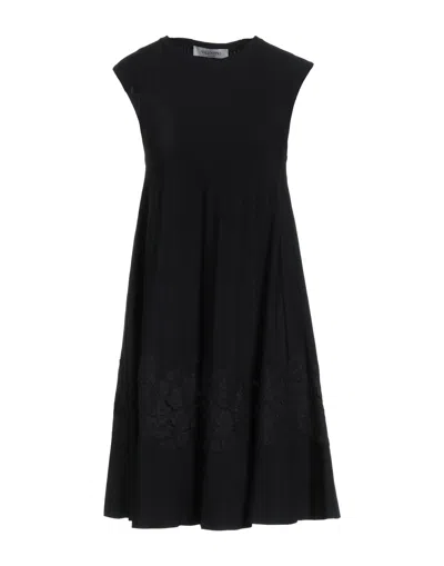 Valentino Midi Dresses In Black