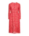 Valentino Midi Dresses In Red