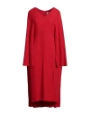 Valentino Garavani Woman Midi Dress Red Size 6 Silk In Red