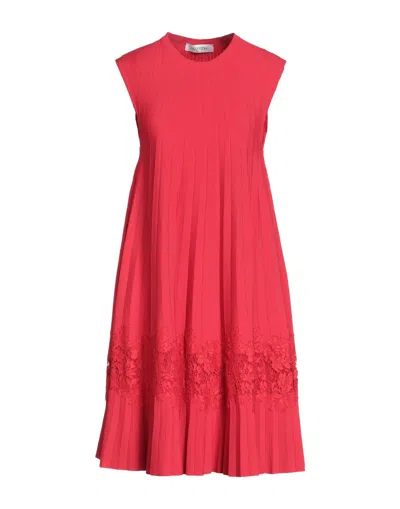 Valentino Midi Dresses In Red