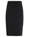 Valentino Garavani Woman Midi Skirt Black Size 6 Wool, Silk, Polyamide, Elastane In Black
