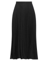 Valentino Garavani Woman Midi Skirt Black Size 8 Silk In Black