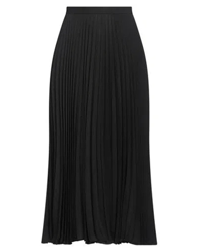 Valentino Garavani Woman Midi Skirt Black Size 8 Silk