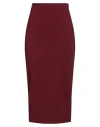 Valentino Garavani Woman Midi Skirt Black Size S Viscose, Polyamide, Polyester, Elastane In Black