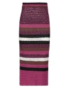 Valentino Garavani Woman Midi Skirt Fuchsia Size Xs Cotton In Pink