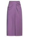 Valentino Garavani Woman Midi Skirt Lilac Size 4 Silk, Polyamide, Elastane