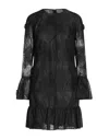 Valentino Short Dresses In Black