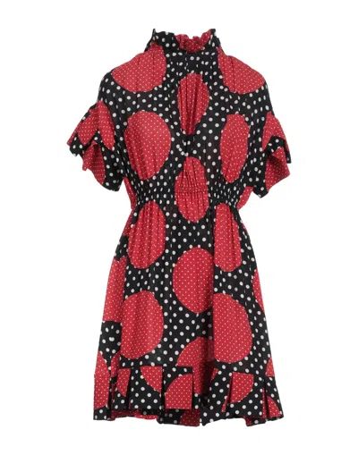 Valentino Short Dresses In Black