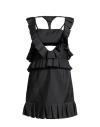 Valentino Garavani Woman Mini Dress Black Size 6 Virgin Wool, Silk In Black