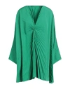 Valentino Garavani Woman Mini Dress Green Size 4 Cotton, Polyester In Green