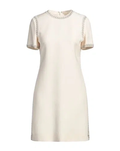 Valentino Garavani Woman Mini Dress Ivory Size 4 Silk In White