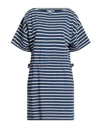 Valentino Garavani Woman Mini Dress Navy Size M Cotton In Blue