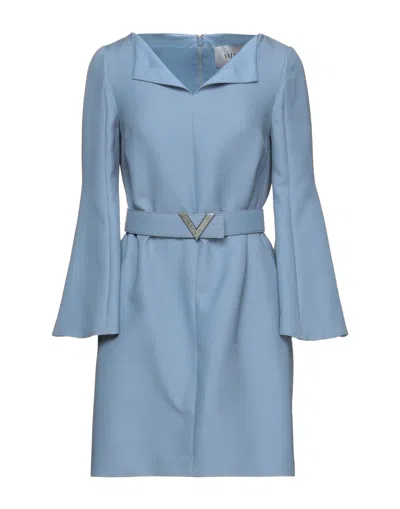 Valentino Short Dresses In Blue