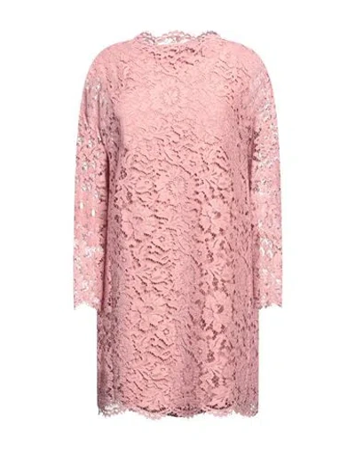 Valentino Garavani Woman Mini Dress Pink Size 4 Viscose, Cotton, Polyamide