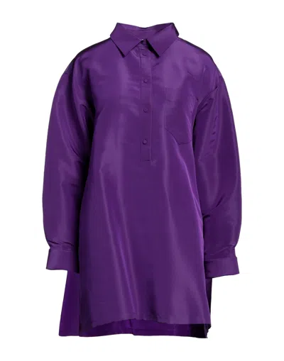 Valentino Short Dresses In Purple