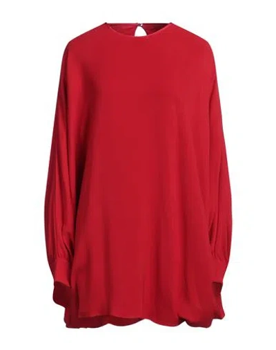 Valentino Garavani Woman Mini Dress Red Size 4 Silk In Red