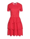 Valentino Short Dresses In Red
