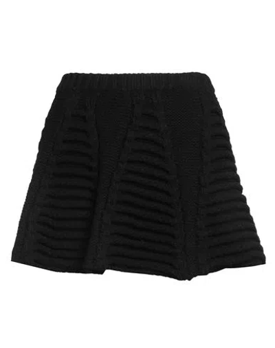 Valentino Garavani Woman Mini Skirt Black Size S Virgin Wool