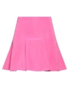 Valentino Garavani Woman Mini Skirt Fuchsia Size 2 Cotton, Polyester In Pink