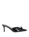 Valentino Garavani Woman Mules & Clogs Black Size 5.5 Leather In Black
