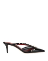 Valentino Rockstud-embellished Mules In Black