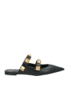 Valentino Garavani Woman Mules & Clogs Black Size 5.5 Leather In Black