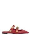 Valentino Garavani Roman Stud Pointed Toe Ballerina Shoes