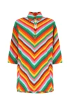 Valentino Chevron-print Cotton-poplin Shirt Dress In Multicolor